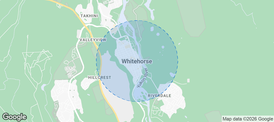 City of Whitehorse Airbnb map